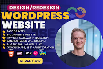build german wordpress website elementor wix API for coaches and consultant