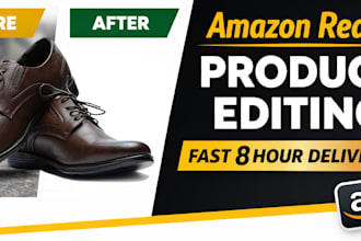 edit product photos for amazon, shopify and ecommerce