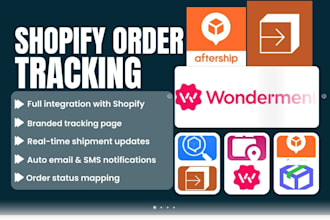 setup shopify order tracking parcel panel tracktor wonderment aftership track123