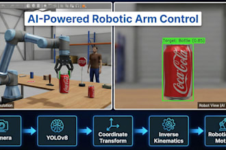program your robotic arm in ros 2 with yolo ai and gazebo
