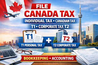 file canada tax individual tax canadian tax  t1 corporate tax t2 bookkeeping acc