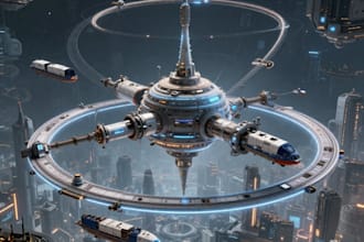 draw sci fi illustration and sci fi art