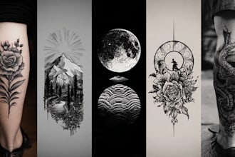 design professional tattoo and custom tattoo