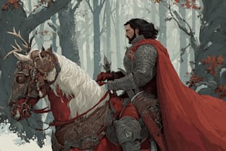 draw a fantasy illustration for you