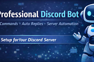 build a professional discord bot for your server