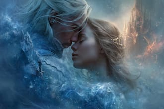 design fantasy, romance and sci fi book covers