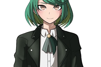 draw sprites in the danganronpa style