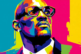 make a beautiful wpap pop art portrait