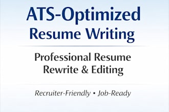 write or rewrite an ats optimized resume