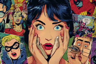 convert your photo into pop art retro cartoon