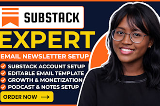 setup substack account substack newsletter design substack post substack setup