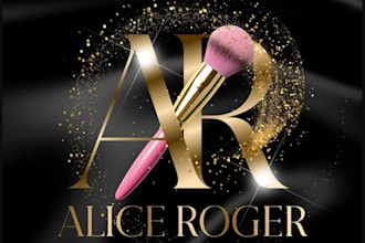 create beauty luxury boutique makeup artist logo
