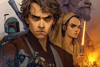 create sci fi and star wars character