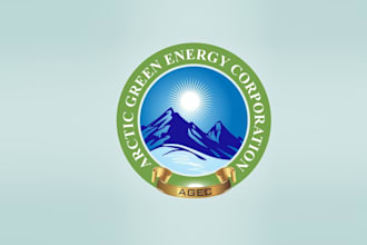 design monogram green energy company logo for you