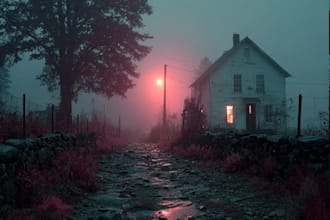 create horror and background