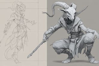 do fantasy concept art