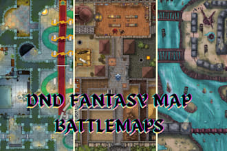 create hd dnd battlemaps fantasy maps, ttrpg world maps, pathfinder warhmmer 40k