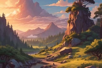 draw anime style background art illustration for vtuber
