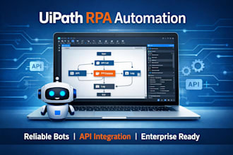 build automation uipath rpa with API integration and enterprise automation