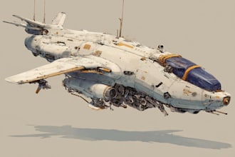 scifi futuristic vehicle aircraft spaceship