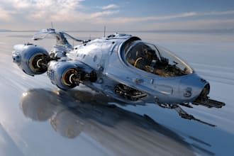 do scifi futuristic vehicle aircraft spaceship for you
