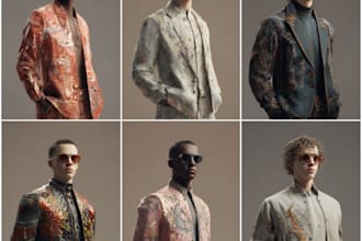 showcase your clothing line on custom ai models