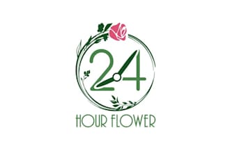 do flower floral feminine botanical shop brand logo design