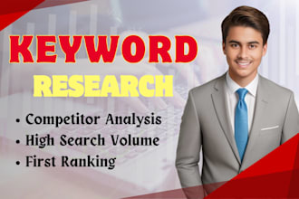 do keyword research and competitor analysis for SEO