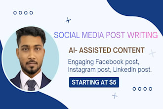write engaging facebook posts and captions using ai tools