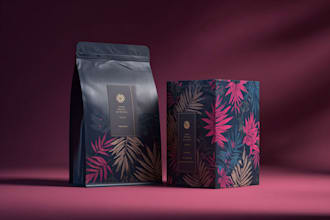 illustrate box packaging and product packaging box design