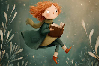 illustrate watercolor children book illustration children