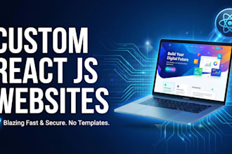 build a high performance custom react js website