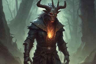 fantasy horror and fantasy horror character