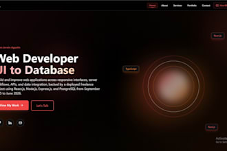 develop modern web app using nextjs