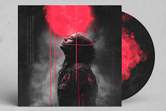 design creative music album cover art or music song artwork