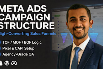 build facebook ads campaign structure and meta funnel