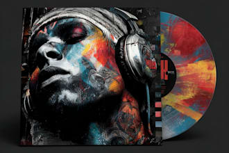 design unique music cover art