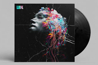 design album cover or single cover art