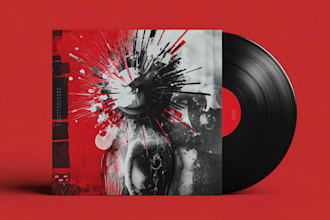 design a unique album artwork cover