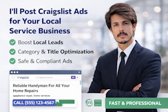 promote your local service business with classified ads