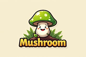 design outstanding mushroom logo