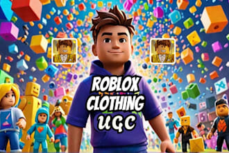 design roblox ugc roblox game asset roblox clothing model roblox accessories