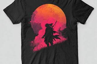 do perfect artwork for tshirt design