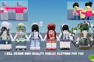 design custom quality roblox clothing for you