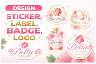 design sticker, label, badge, logo