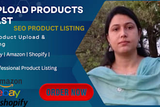 upload products to ebay, amazon, shopify, and etsy store