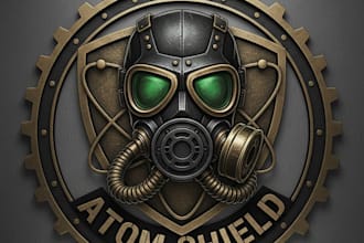 design a bold and edgy gas mask logo for your brand