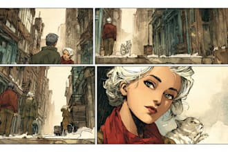 draw a comic page for you