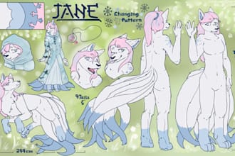 design a custom character reference