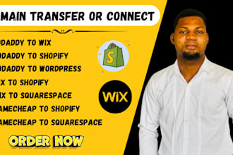 connect domain, do domain transfer, redirect domain,connect domain fixed domain